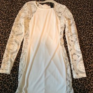 White lace dress